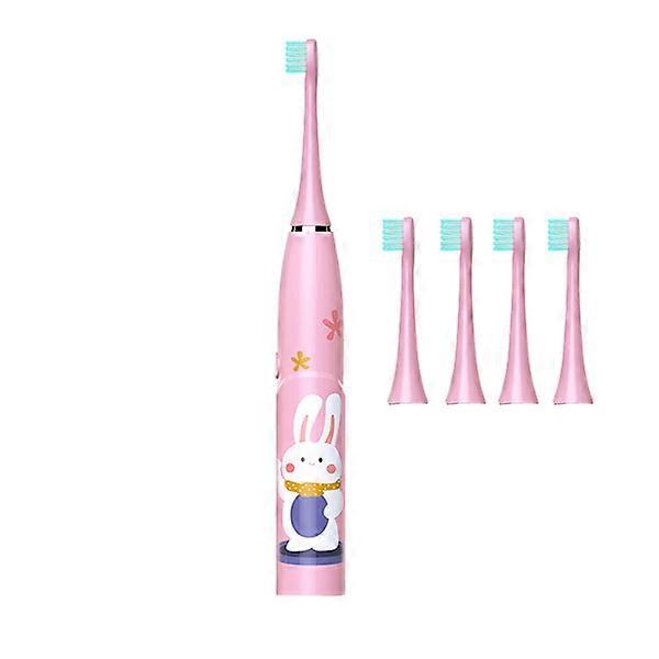 Sähköhammasharjat lapsille, joissa on 4 harjaspäätä ja 3 käyttötilaa