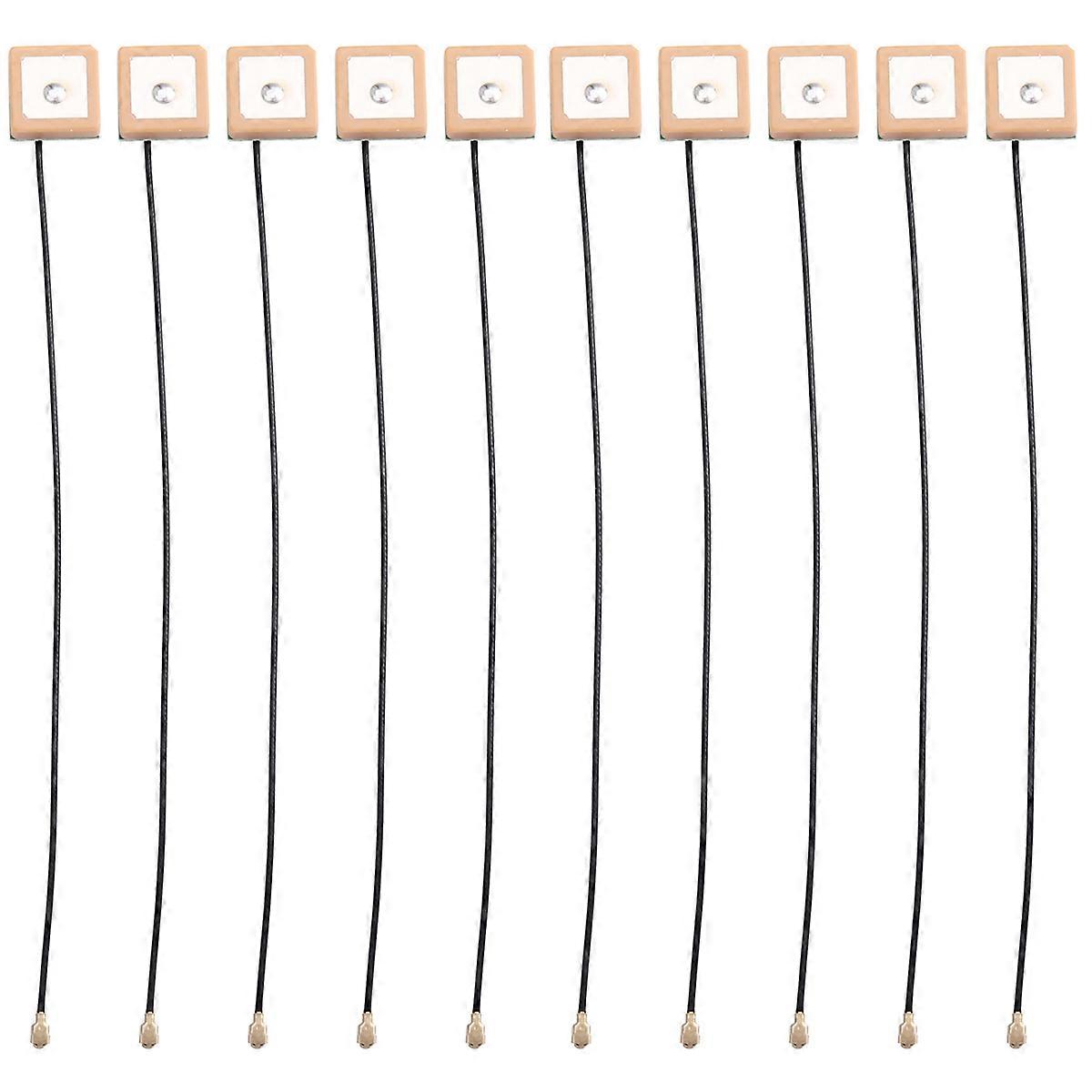 Mini GPS Active Antenna with IPX Interface 15x15x6.5mm 50 Ohm Navigation Cable for Car Tracking Dron