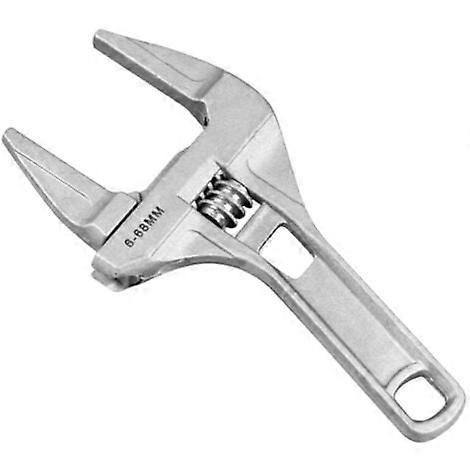 Multi-function bathroom wrench tool short handle large opening repair panel