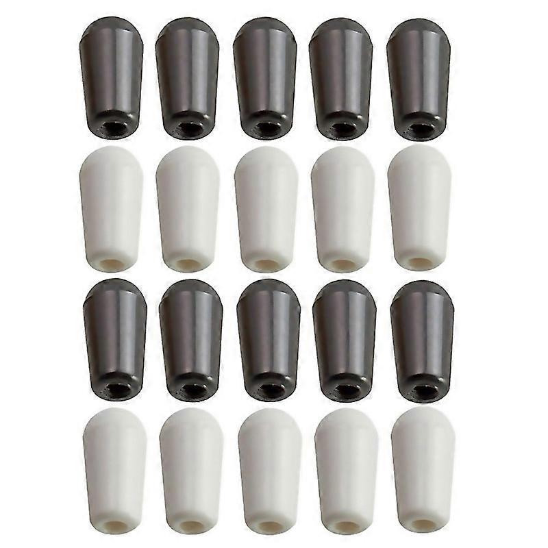 For Pack Of 20 Guitar 3 Way Toggle Switch Cap Tips Buttons For Guitar Accessory