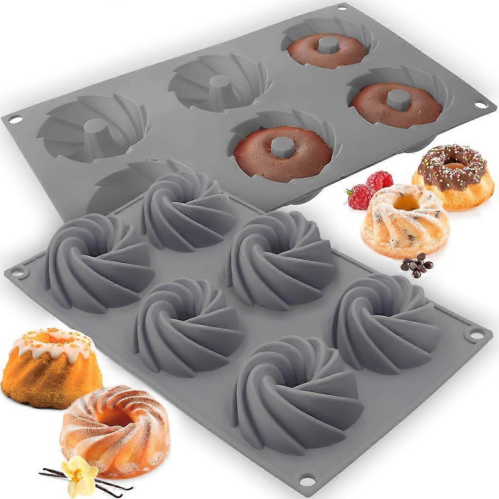 Silicone muffin tins for 6 muffins, baking tins, muffin boxes, cake tins, muffin baking tins, reusable muffin tins