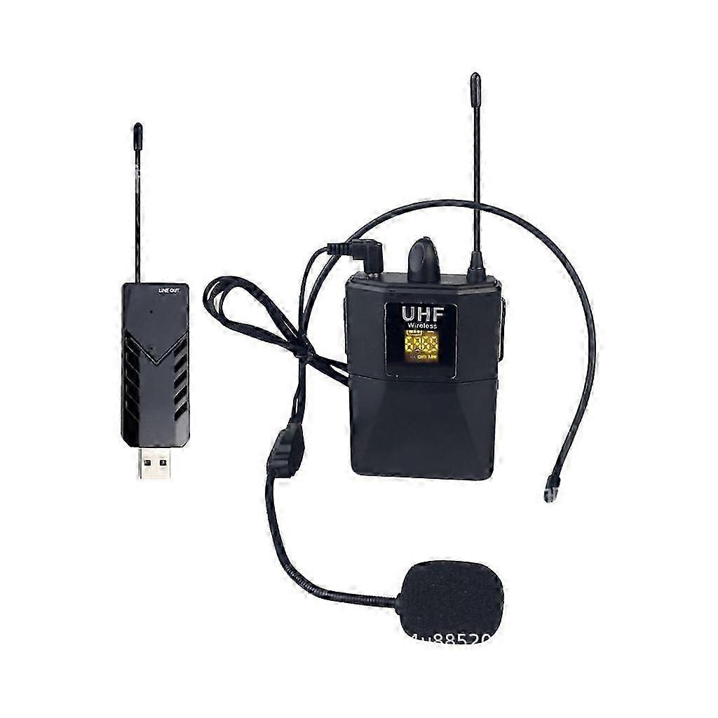 Wireless microphone for computer USB plug and play