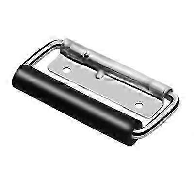 Spring Loaded Surface Mount Handle with Rubber Grip, Zinc