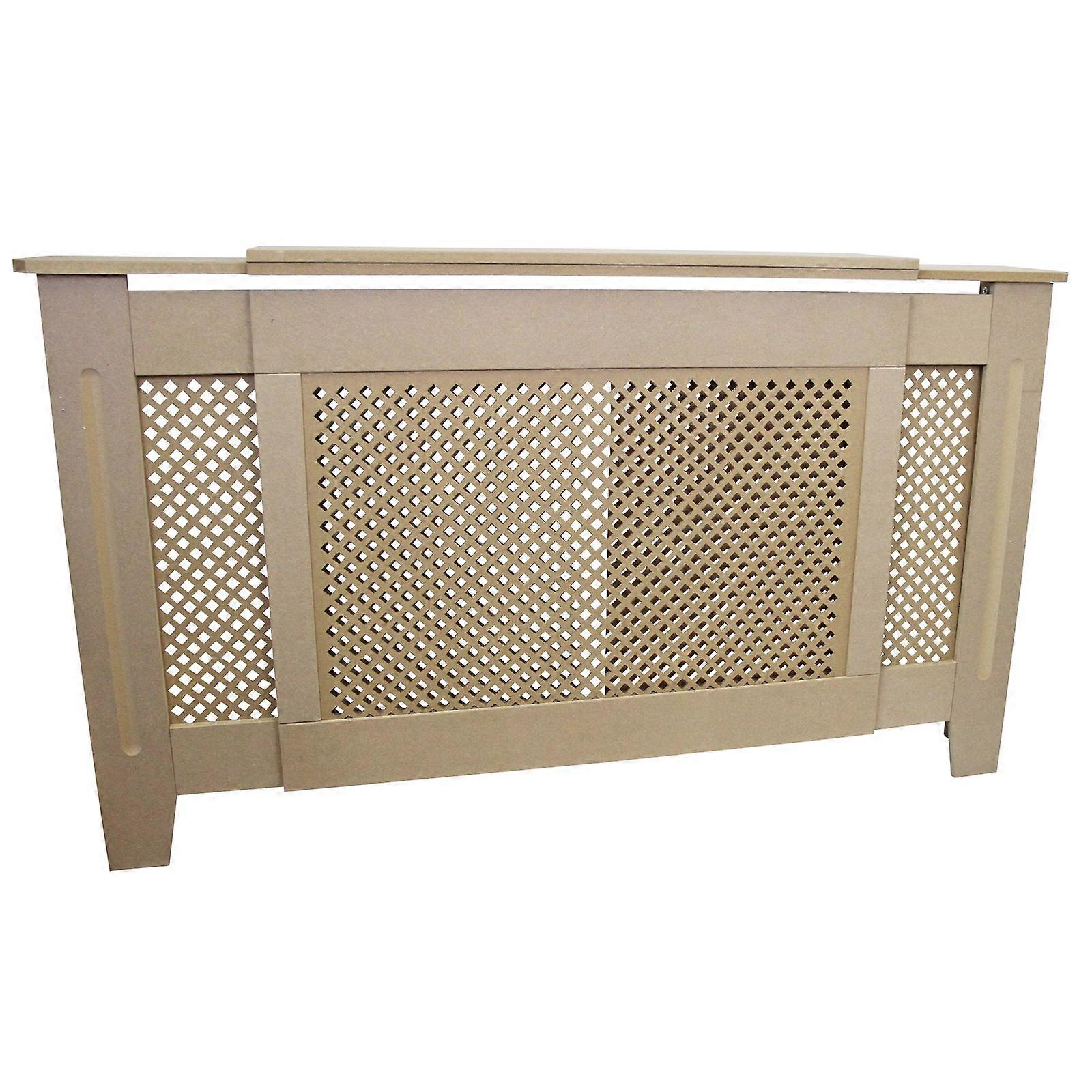 Couvercle de radiateur réglable MDF inachevé 1400 mm - 1920 mm