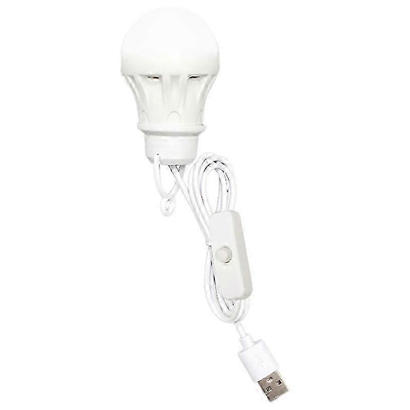 3W Lantern Portable Camping Lamp Mini Bulb 5V LED USB Power Book Reading Light