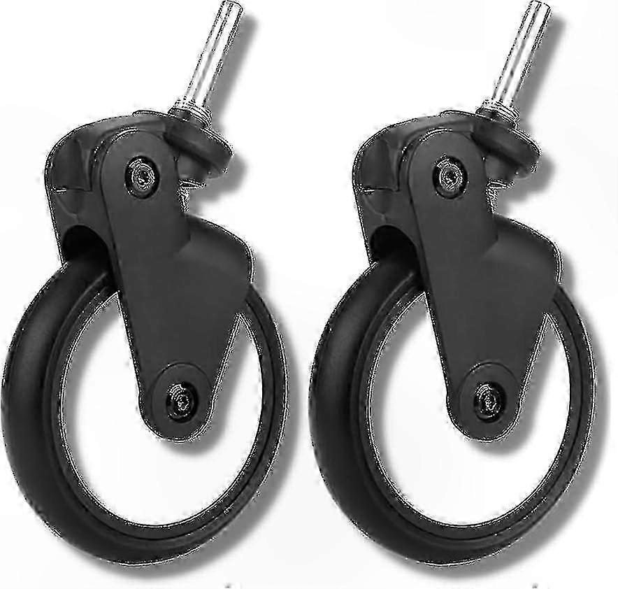 Universal Baby Stroller Wheel, Durable Rubber Front Wheel for Strollers, Compatible with Various Models