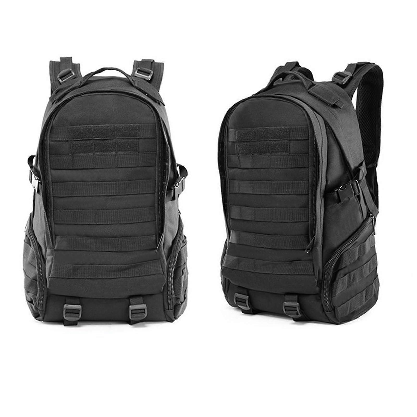 Tactical Backpack MOLLE Bag Military Rucksack Hiking Daypack Black