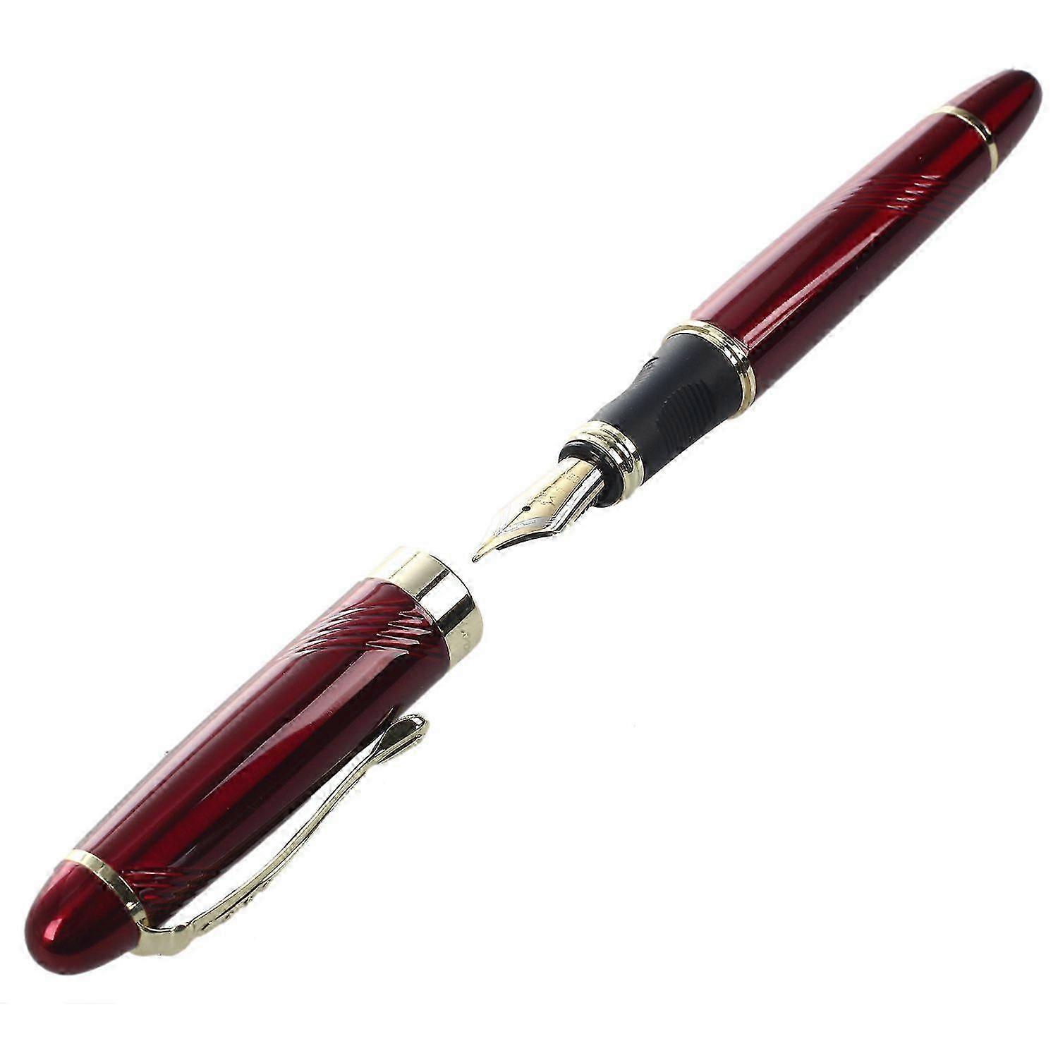 X450 18 KGP 0.7mm broad nib fountain pen red
