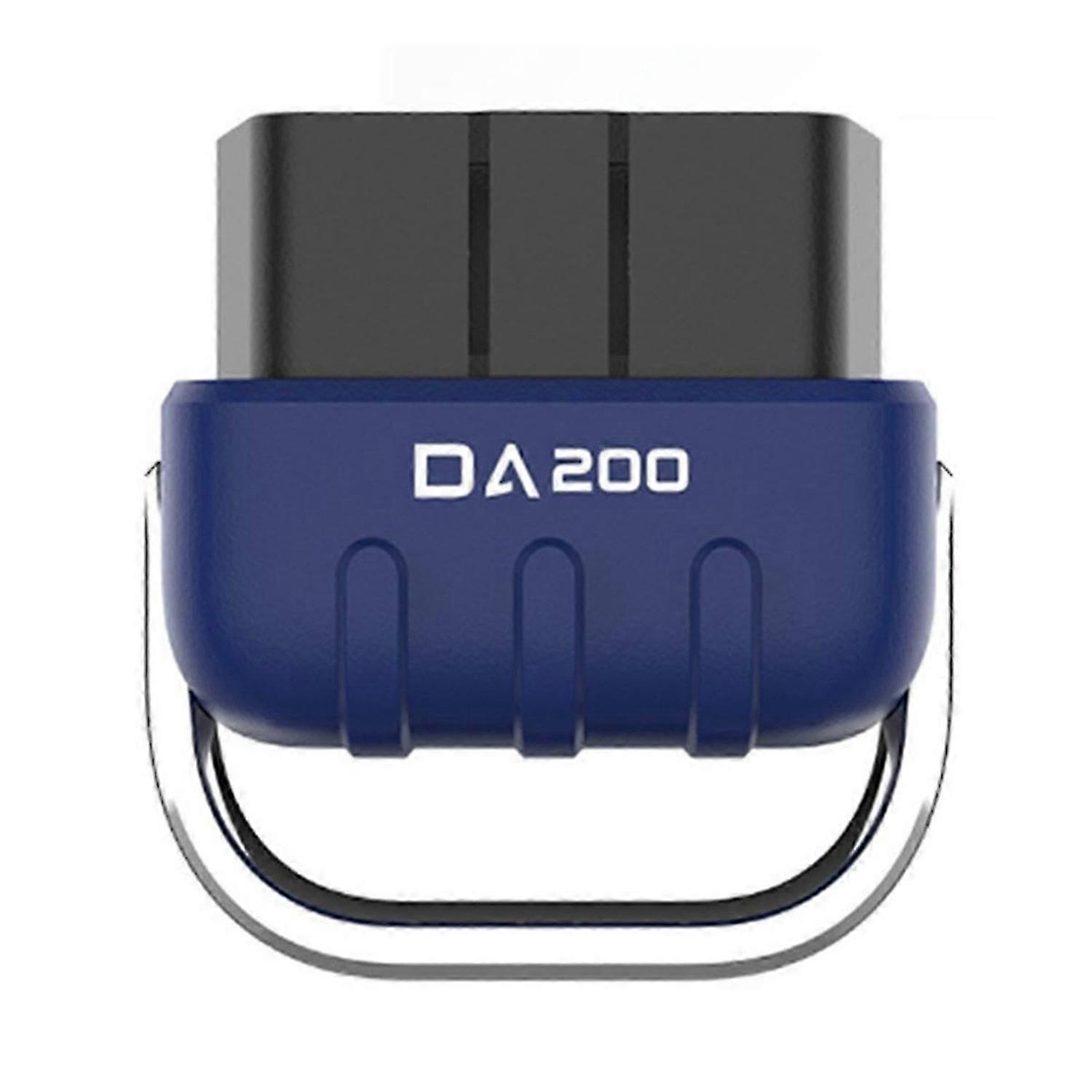DA200 Auto OBD II Read Card Tool BLE Bluetooth 4.0/5.4 OBD2 Car Diagnostic Scanner 25K80 Chip Fault