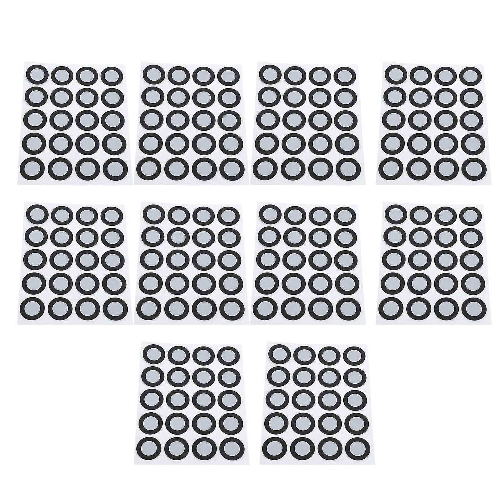 200 Pcs 3D Scanning Marker 12mm ID 19mm OD Precise Tracking Reference Point and Diffuse Reflection Marking Dot