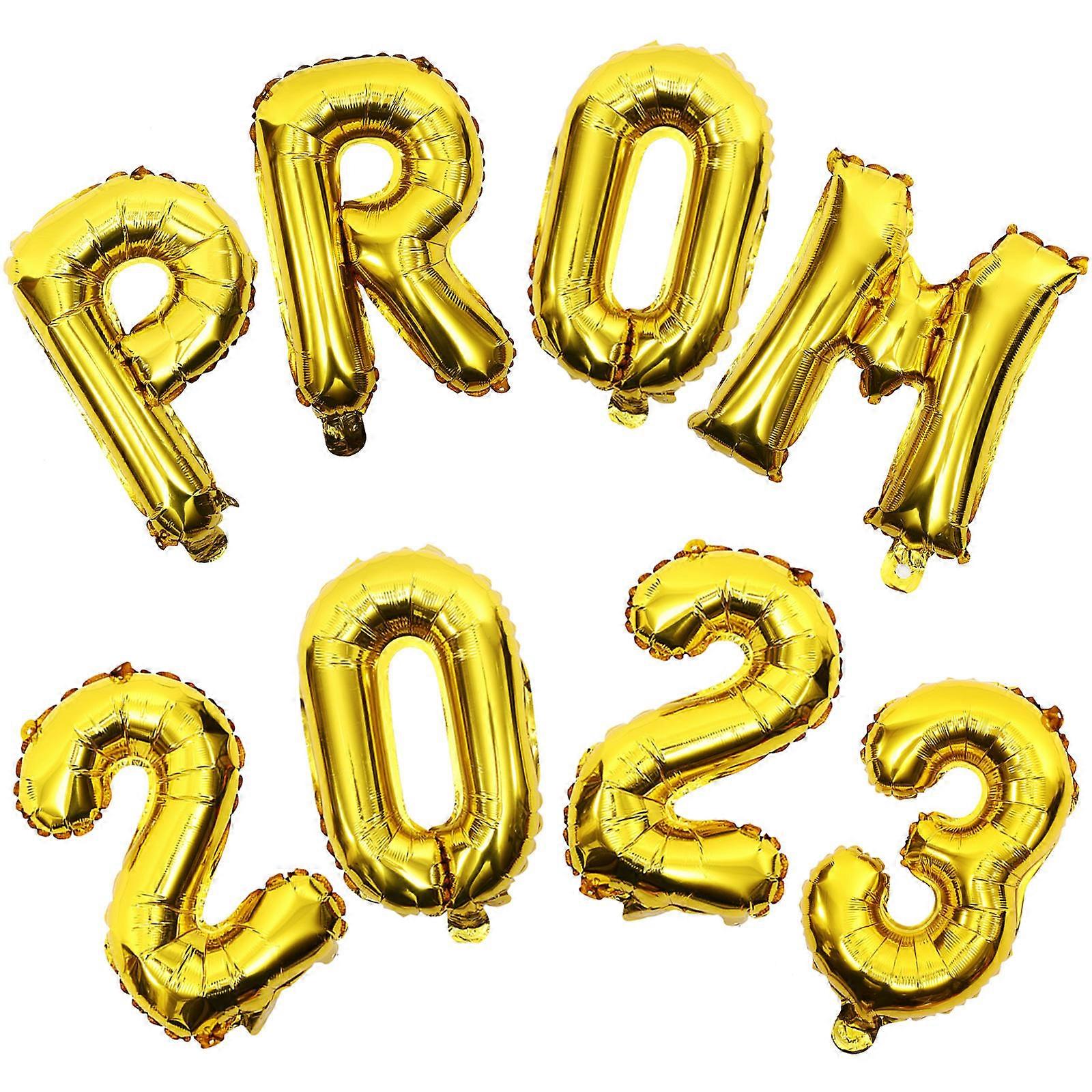 Graduation Themed Balloon Balloon Accessory for Party 4Sets Golden