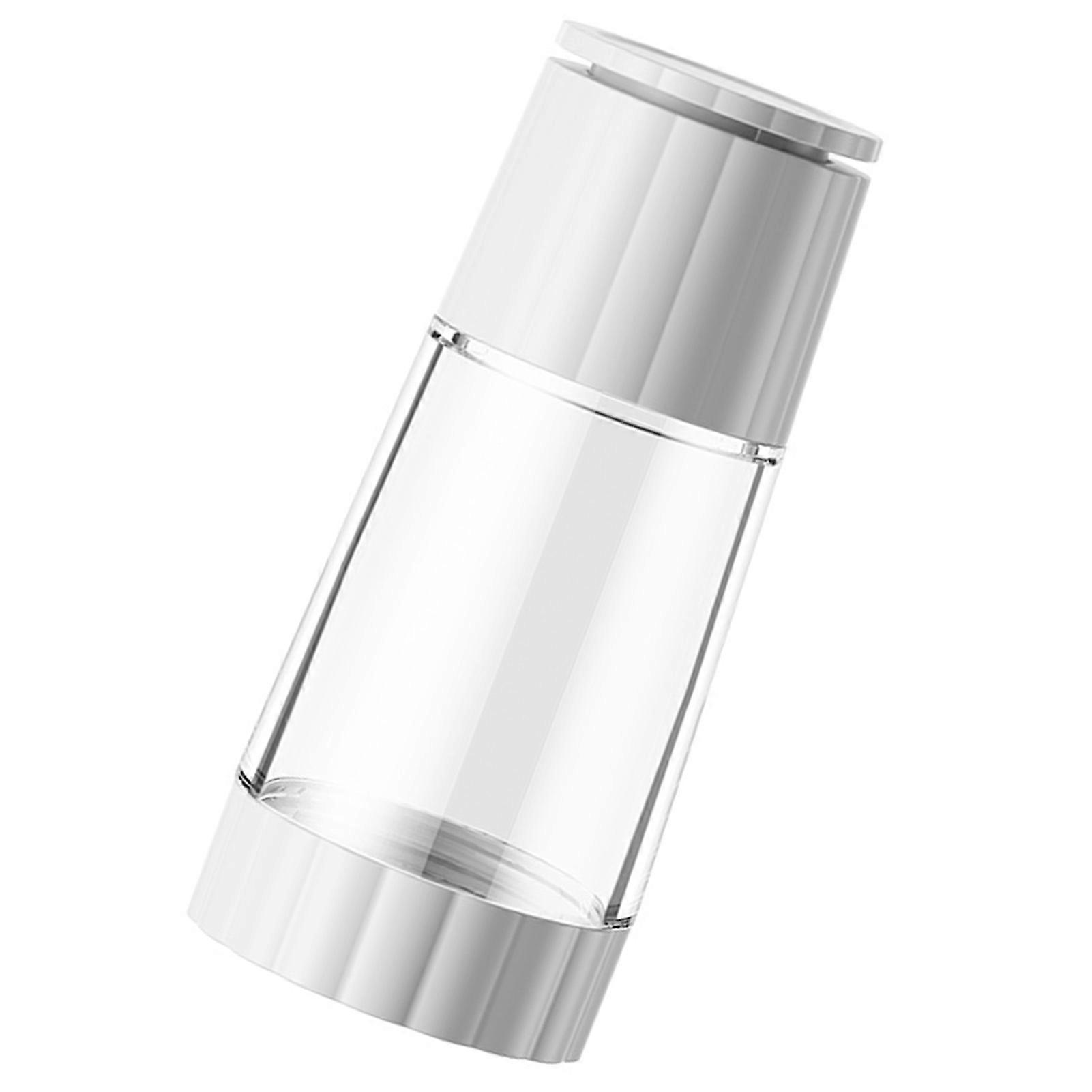 Manual Pepper Grinder 150mL White Adjustable Coarseness 2.3x5.3in