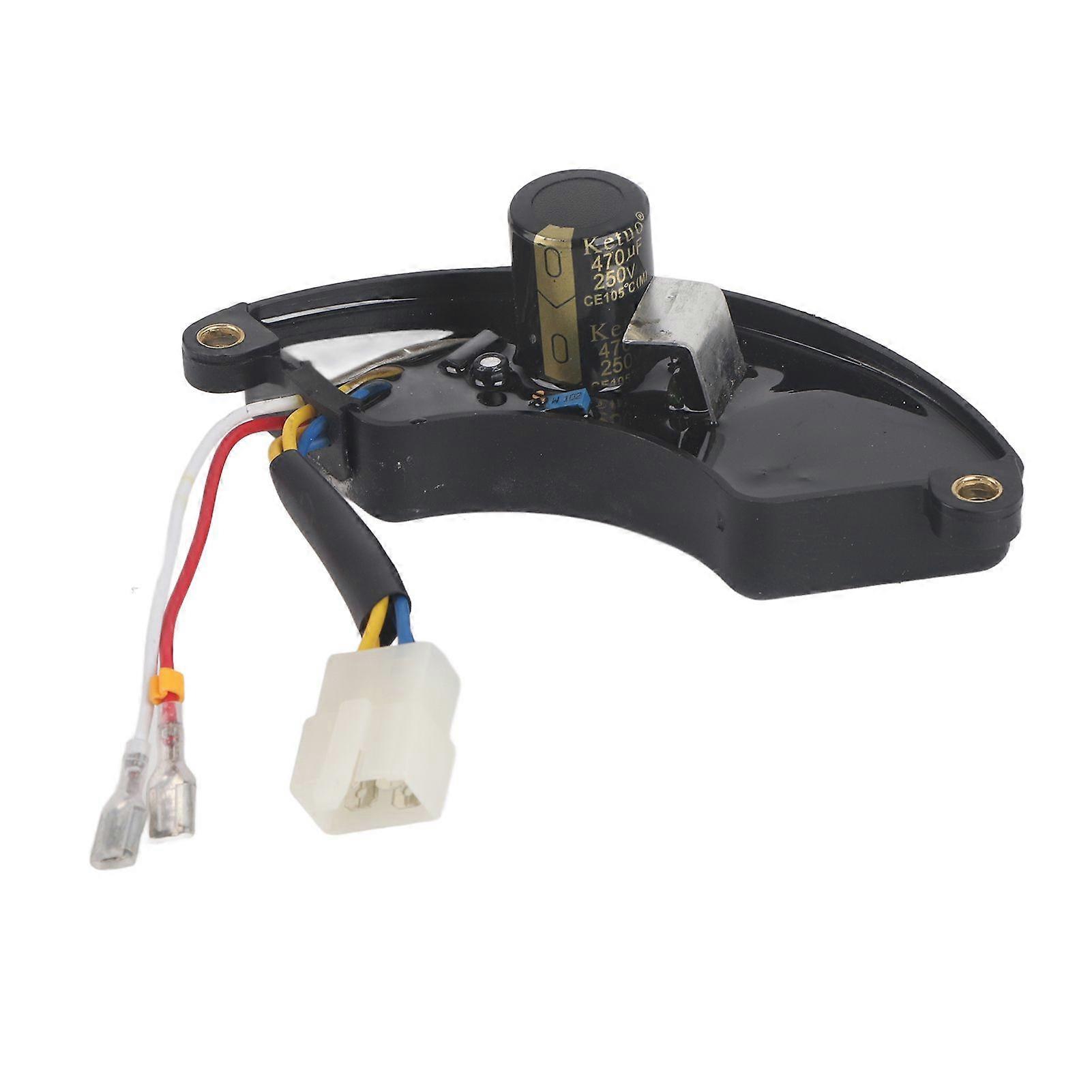 AVR Voltage Regulator Universal for 56.5KW Gasoline Diesel Generator 1PH 220V Halfmoon Style