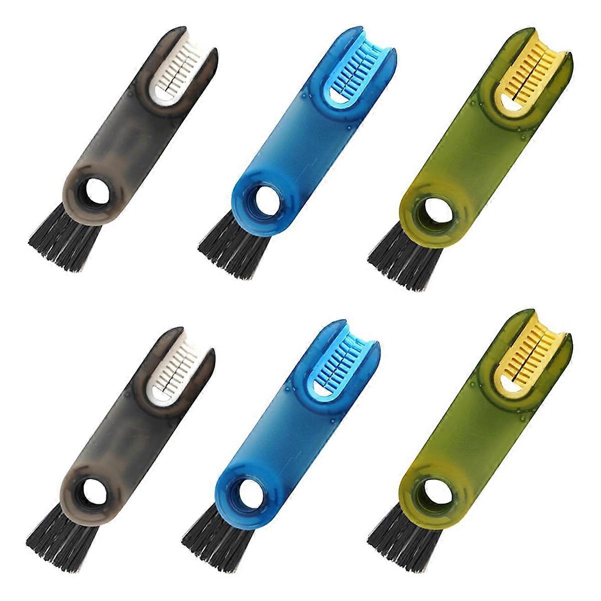 Multipurpose Bottle Cover Cleaner Brush, Cup Cover Cleaning Brush, Water Bottle Cleaner Brush, Home Cleaning Tools 6PCS