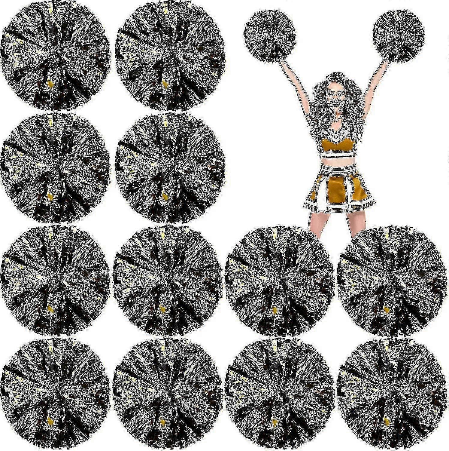 Paquet de 24 pom-pom pom 12 pouces avec bâton-bon