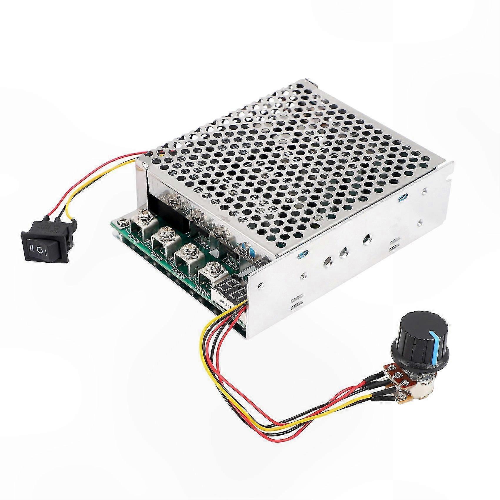 PWM Motor Speed Controller, 3000W Reversible Control for DC 10-55V 100A Applications
