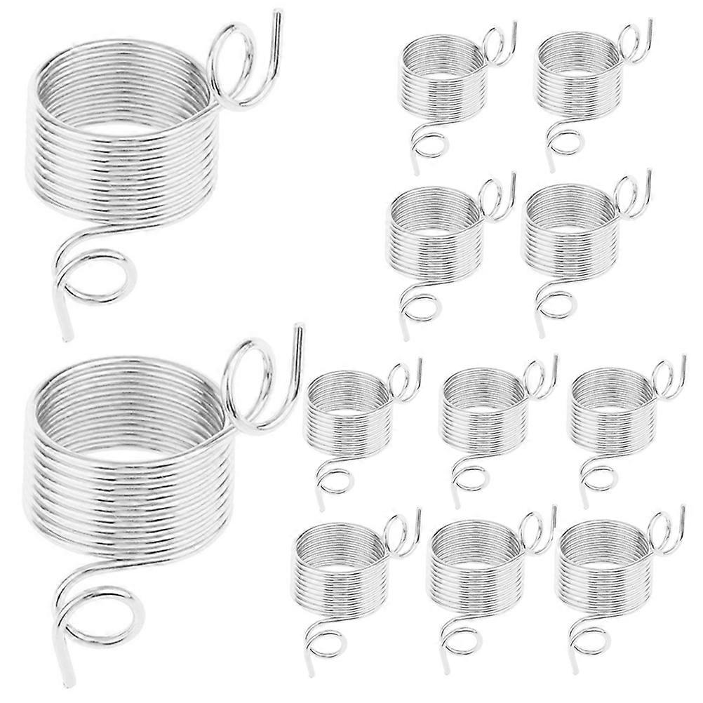 Thread Guide Knitting Rings for Wearing 12Pcs Multi-Function Crochet Rings