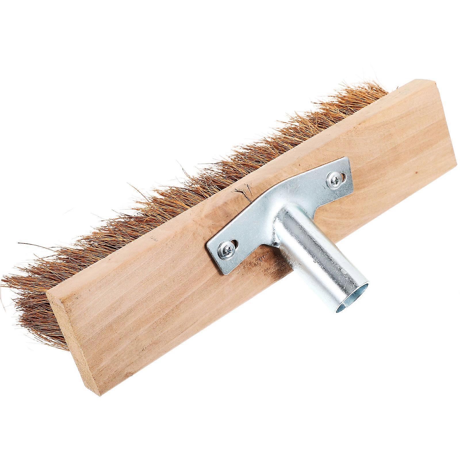 Wooden Floor Brush Head for Cleaning with Handle Installation