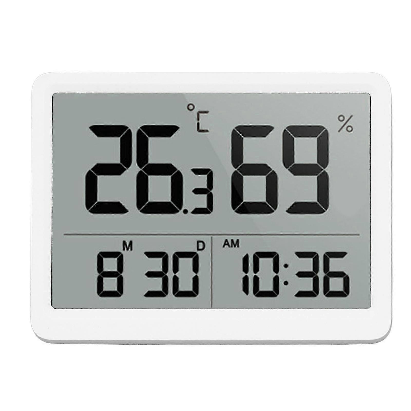 Indoor Digital Temperature Humidity Meter with Large LCD Display