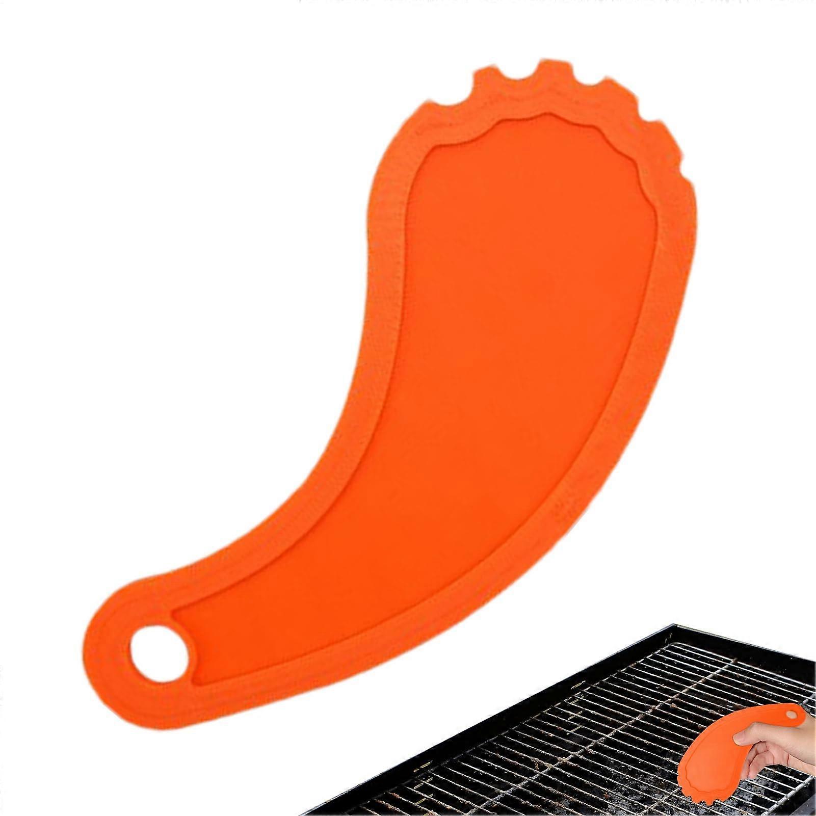 Outdoor Grill Scraper Grease Removal Scraper Comfortable Grip Squeegee Home And Commercial Griddle Grate Cleaner