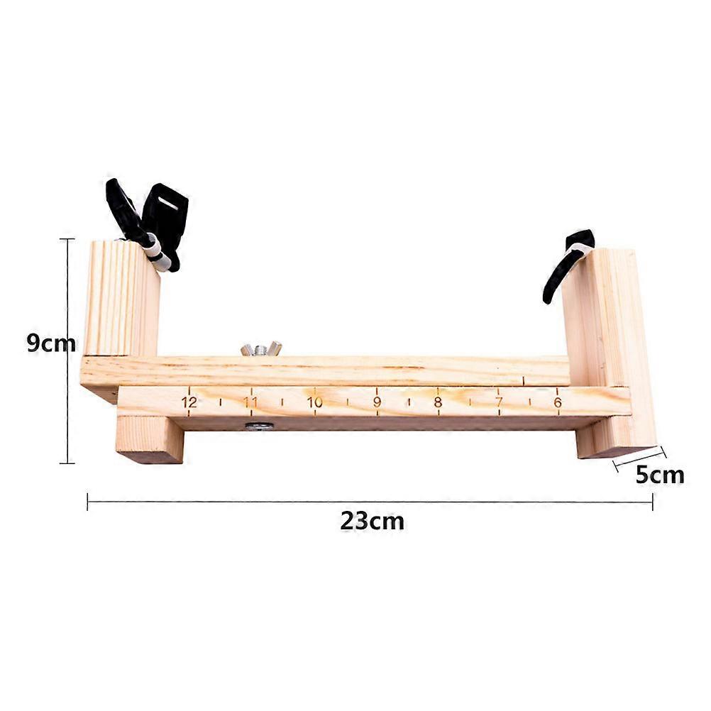 Wood Weaving DIY Craft Lanyards Bracelet Maker with Adjustable Snap Buckle