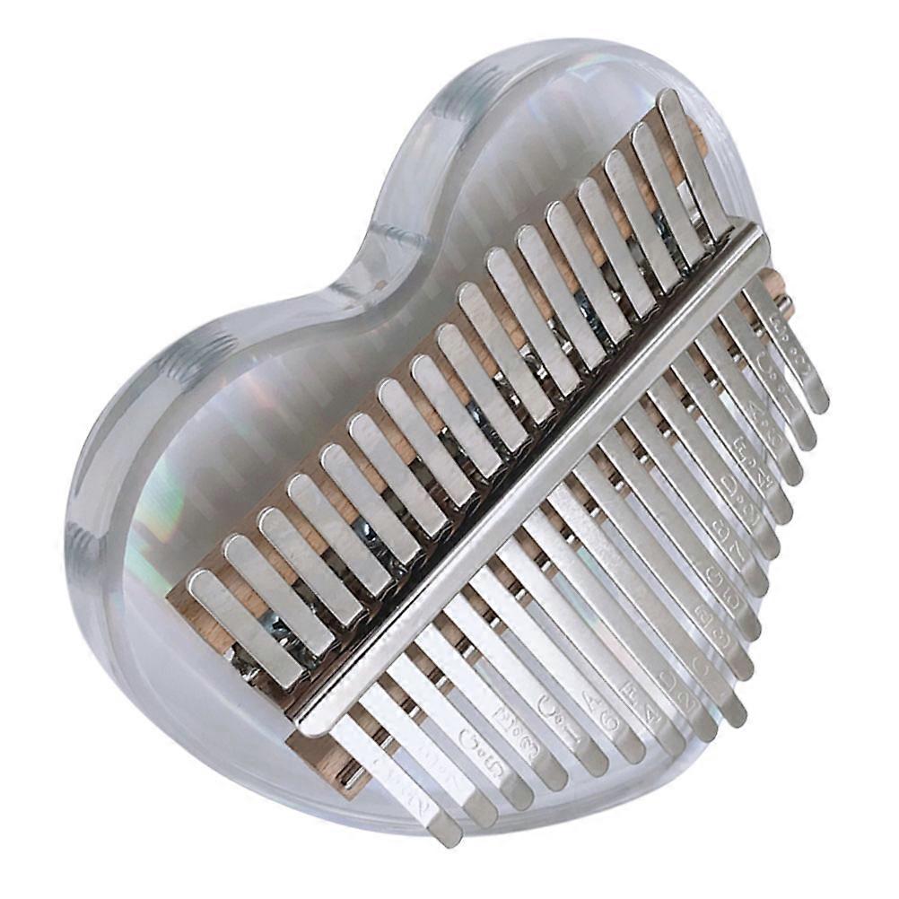 Finger Piano Mini Kalimba for Playing Use 2Sets Acrylic 17 Keys Thumb Piano