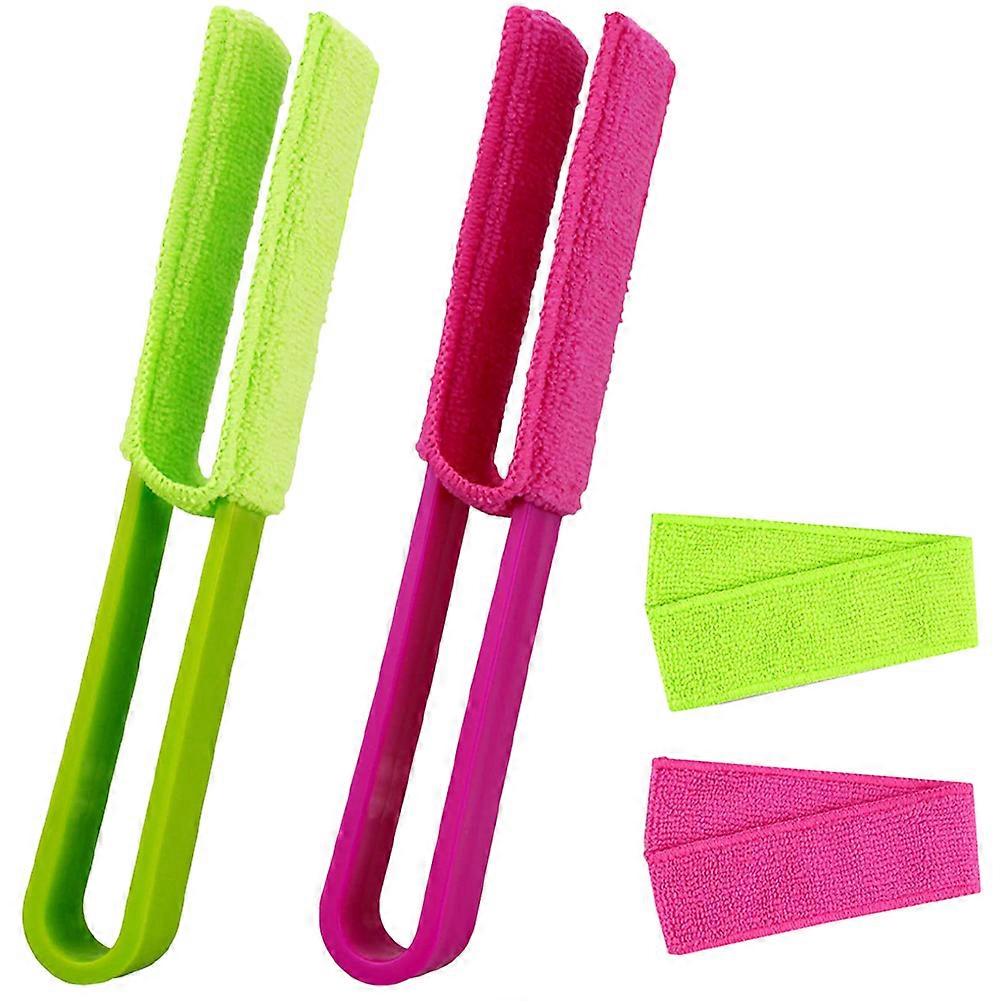 Blinds Duster for Air Conditioner Vent Cleaning 2Sets Assorted Colors