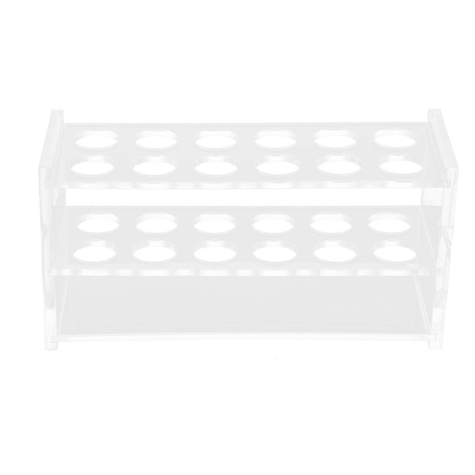 Practical Test Tube Organizer for Laboratory Use 1Pcs Transparent Holder
