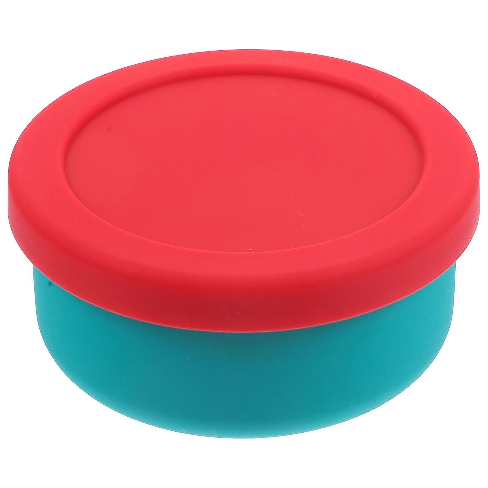 4Pcs Dough Proofing Bowl Multi-functional Container For Office Workers Outdoor Picnic Use Silicone Airtight Food Storage