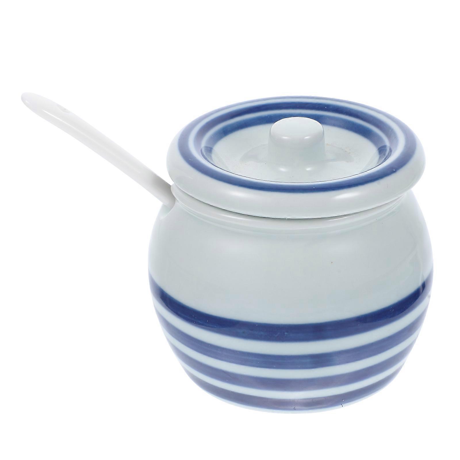 5Pcs Square Japanese Style Spice Container Colorful Spice Jar Ideal For Tabletop And Kitchen Storage