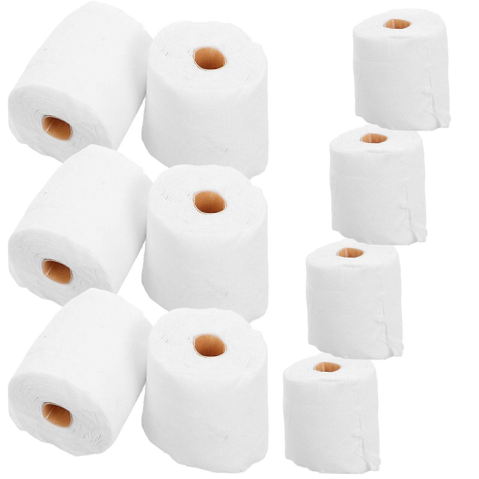 Realistic Miniature Paper Towels 36 Pcs Ideal For Dollhouse Decor Small Simulation Tissue Roll Offering Convenient Decoration