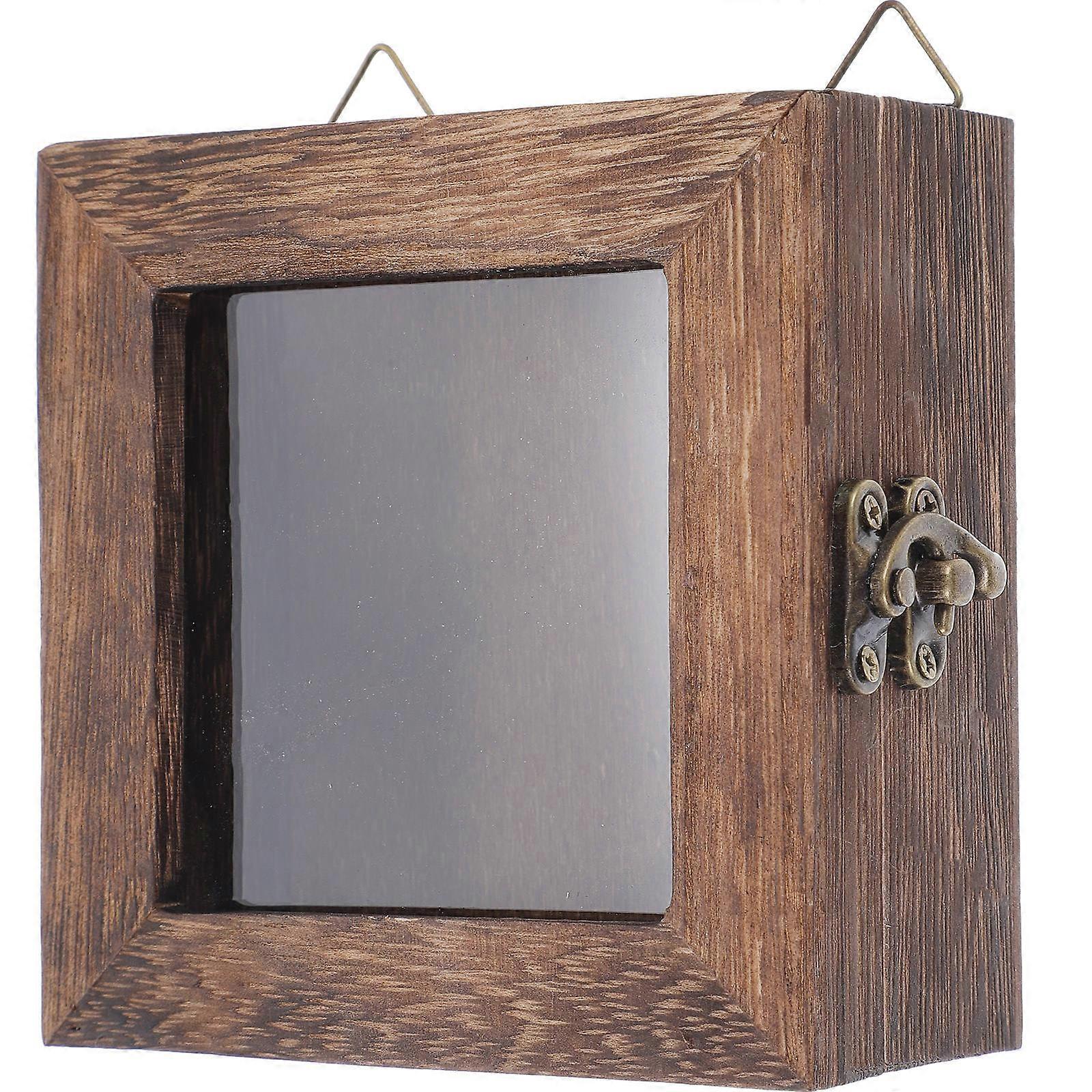 Shadow Display Box Specimen Display Box for Home Use 2Pcs Coffee Style