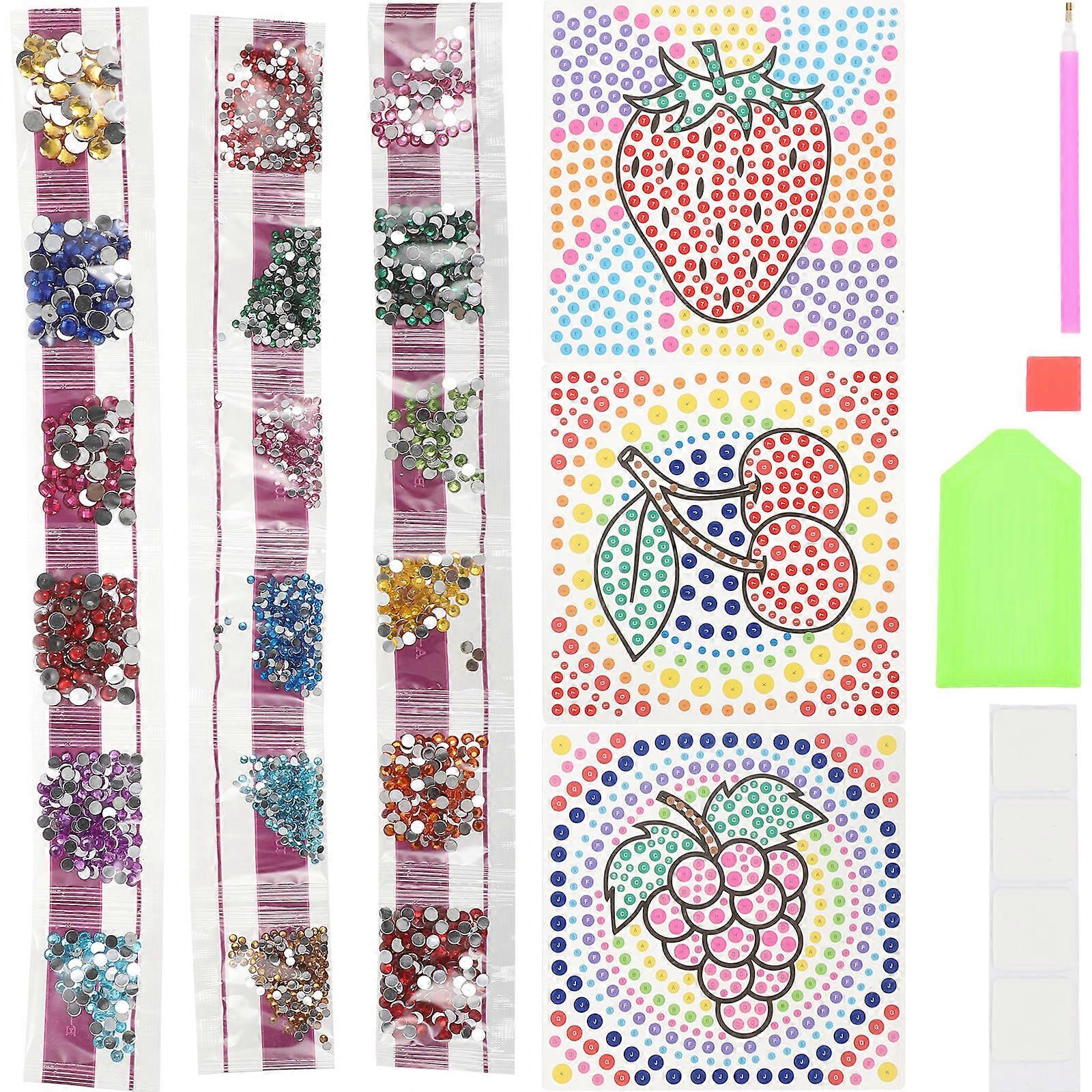 Kids Window Decor Arts Kit for DIY Drawing 2Sets Assorted Color