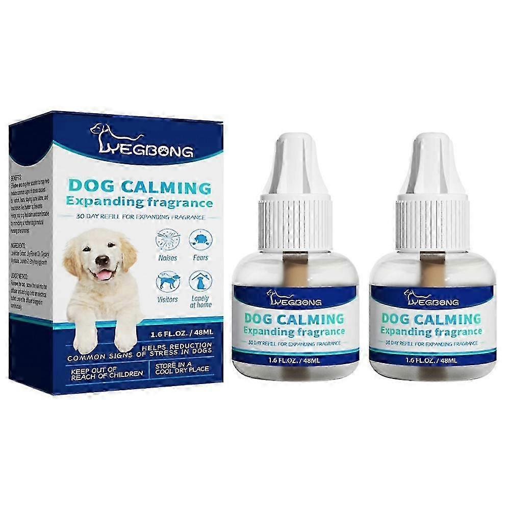 2025 1-3x Dog Calming Pheromone Diffuser Refill Relieve Anxiety Stress Barking Chewing