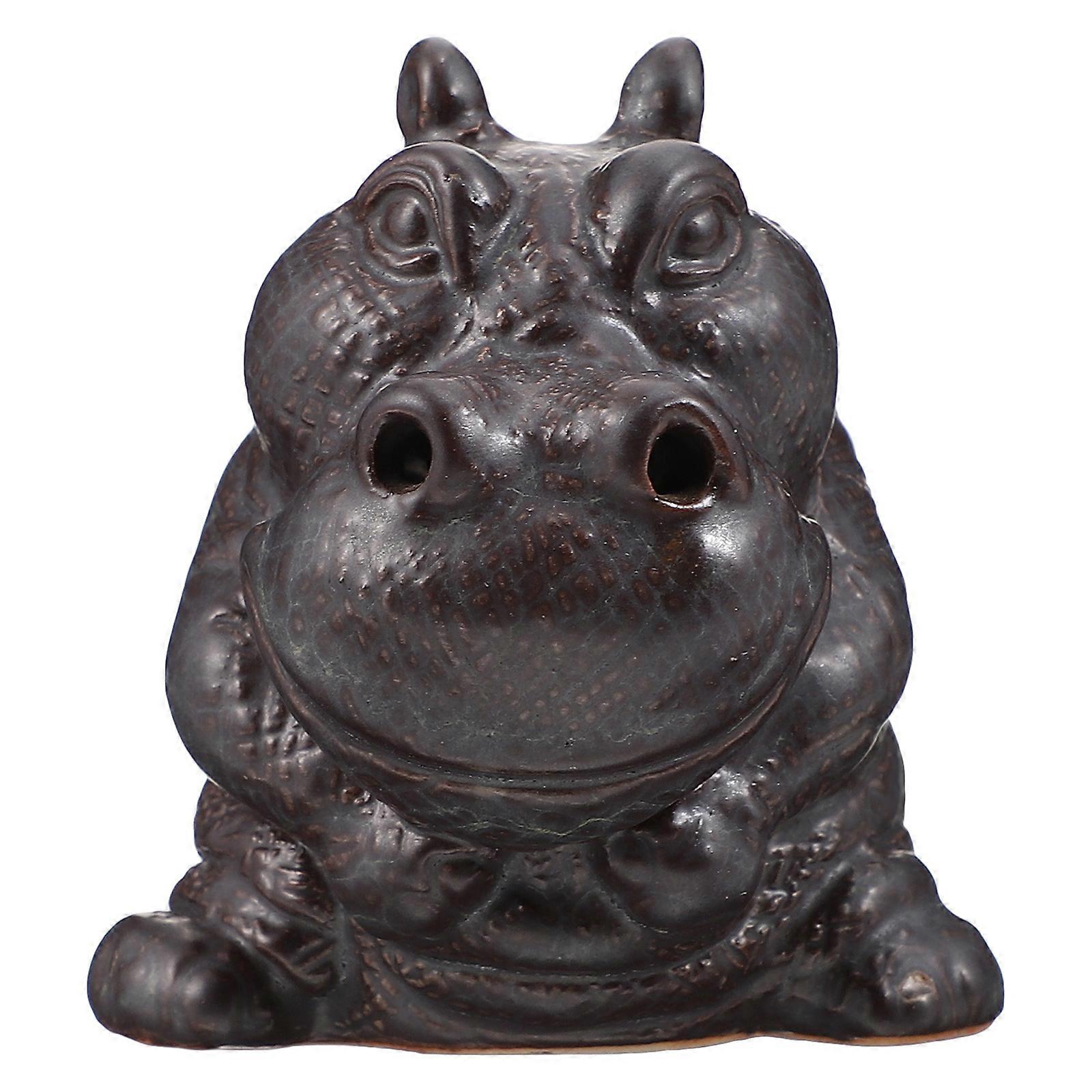 Backflow Incense Burner Ceramic Tea Pet Decoration 3Pcs Set