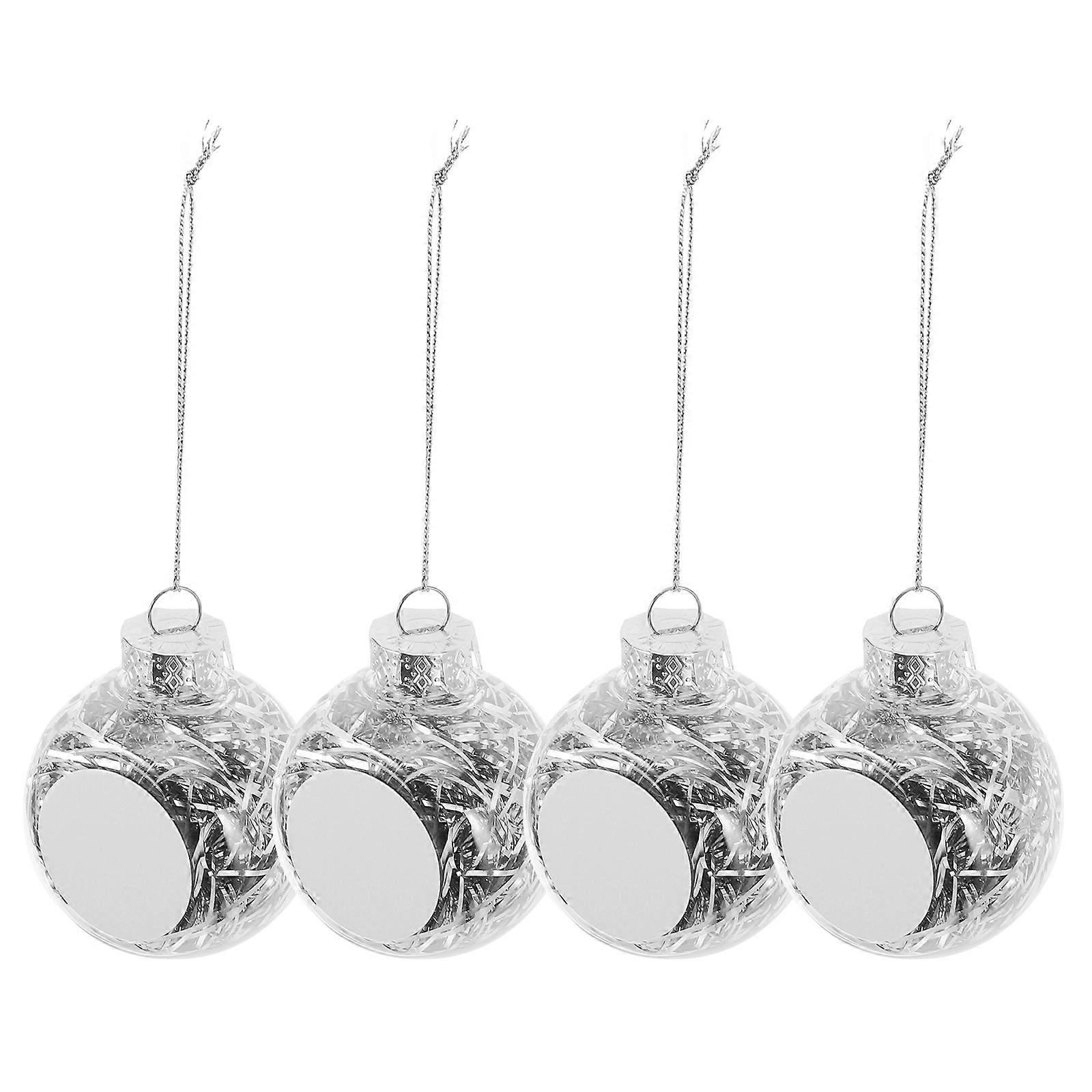 Fillable Baubles for Xmas Tree Decor 20Pcs