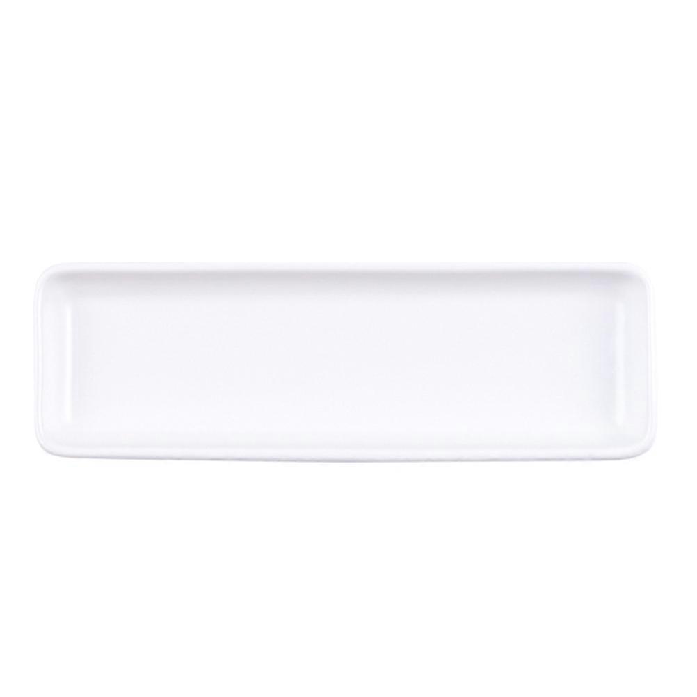 Ceramic Snack Plate for Food Serving 3Pcs White Sushi Serving Dish