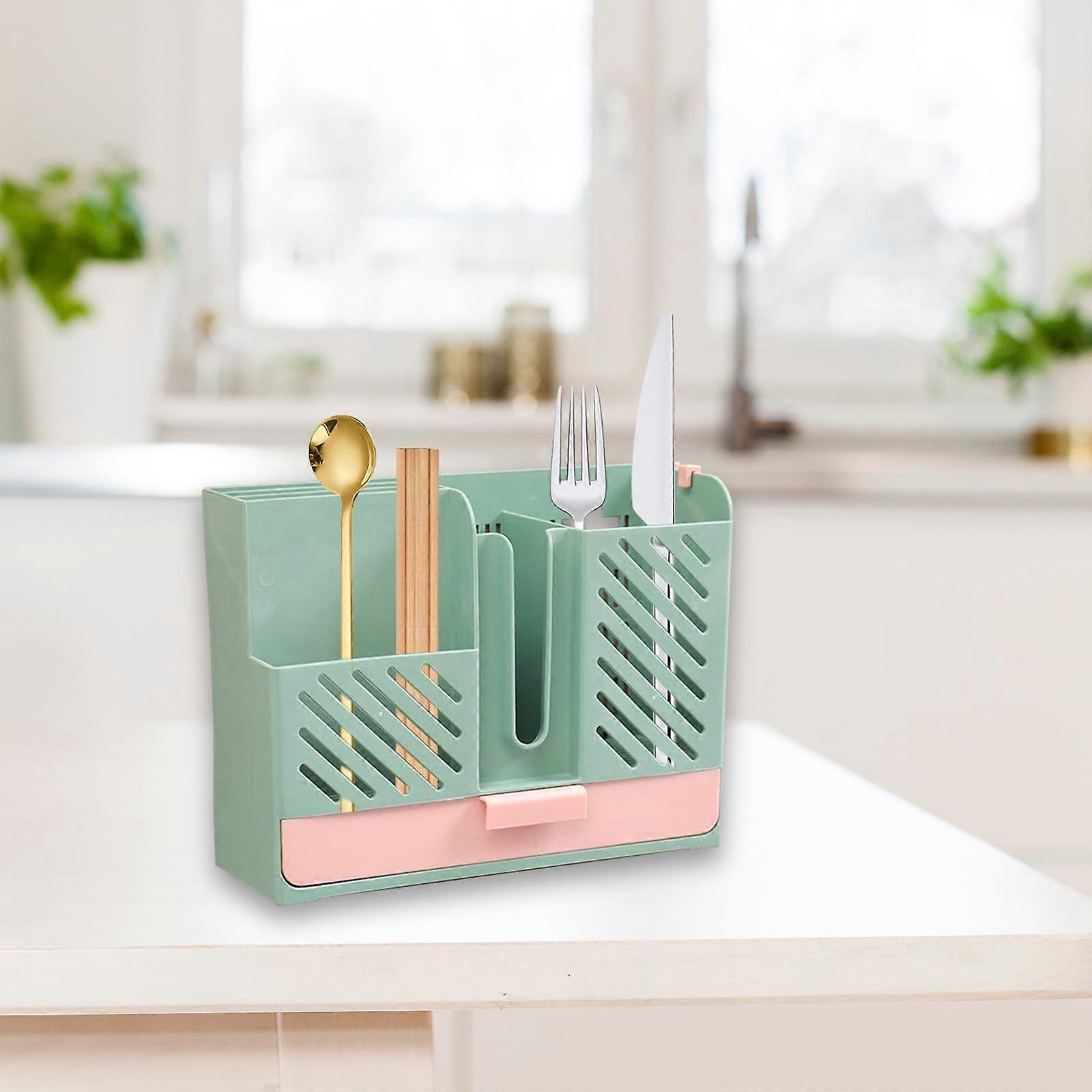 Multifunctional Kitchenware Storage Rack Chopstick Cylinder Knife Spoon Cutlery Organizer