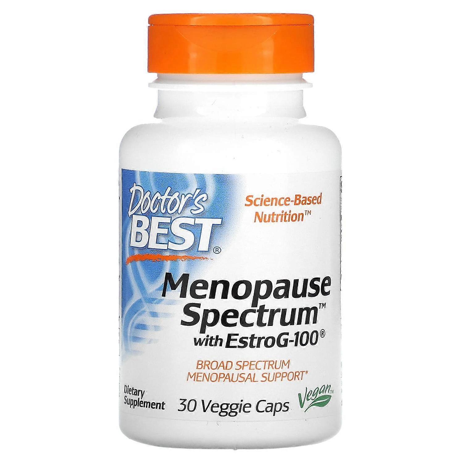Doctor's Best, Menopause Spectrum with EstroG-100, 30 Veggie Caps