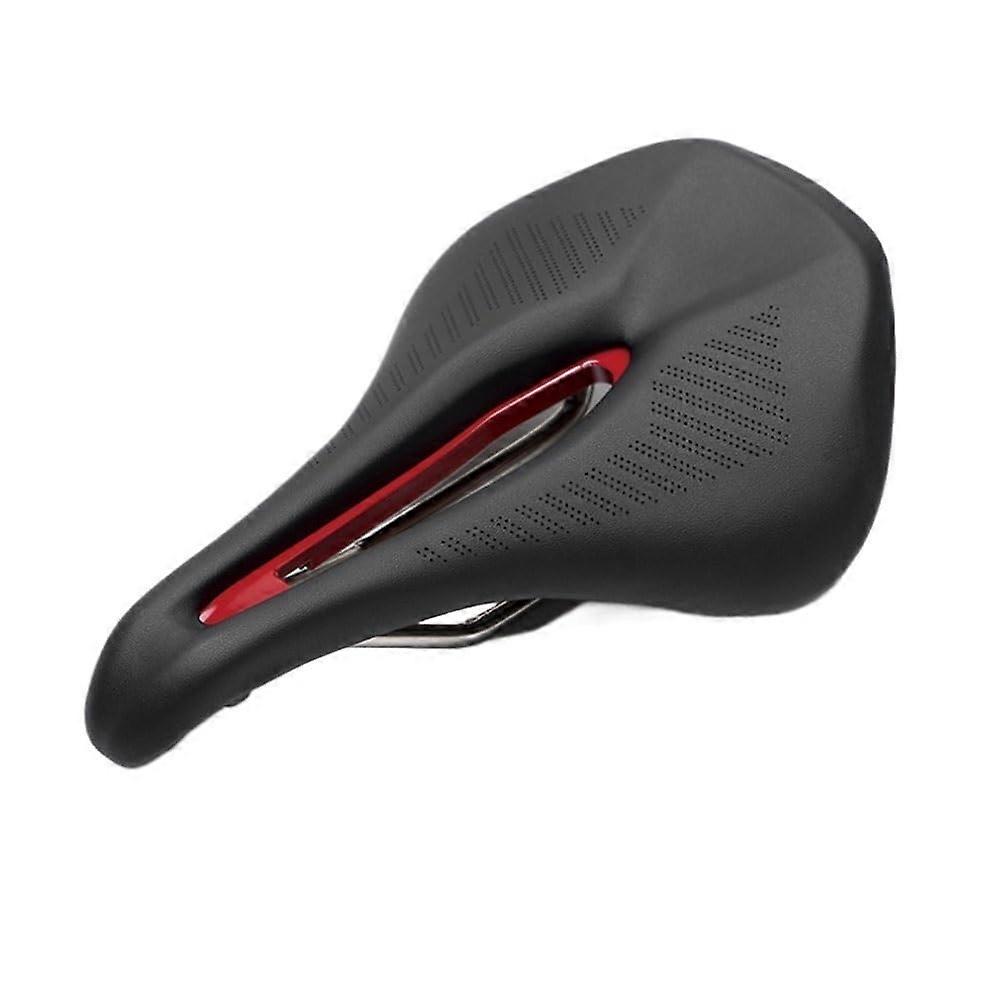 Bike Seat 165mm Hollow Rail Microfiber Leather Triathlon Bicycle Cushion Saddle
