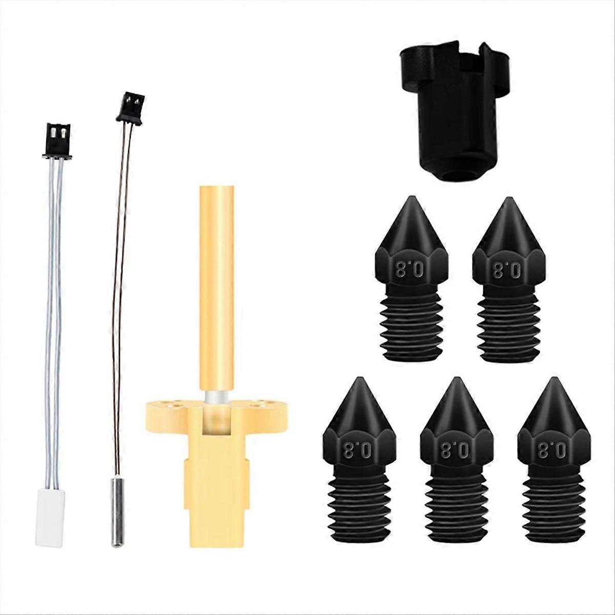 Hotend Kit για IR3 V2 σκληρυμένο χάλυβα ακροφύσιο θερμίστορ NTC100k θερμαντήρα λαιμού σωλήνα θέρμανσης μπλοκ 3D P