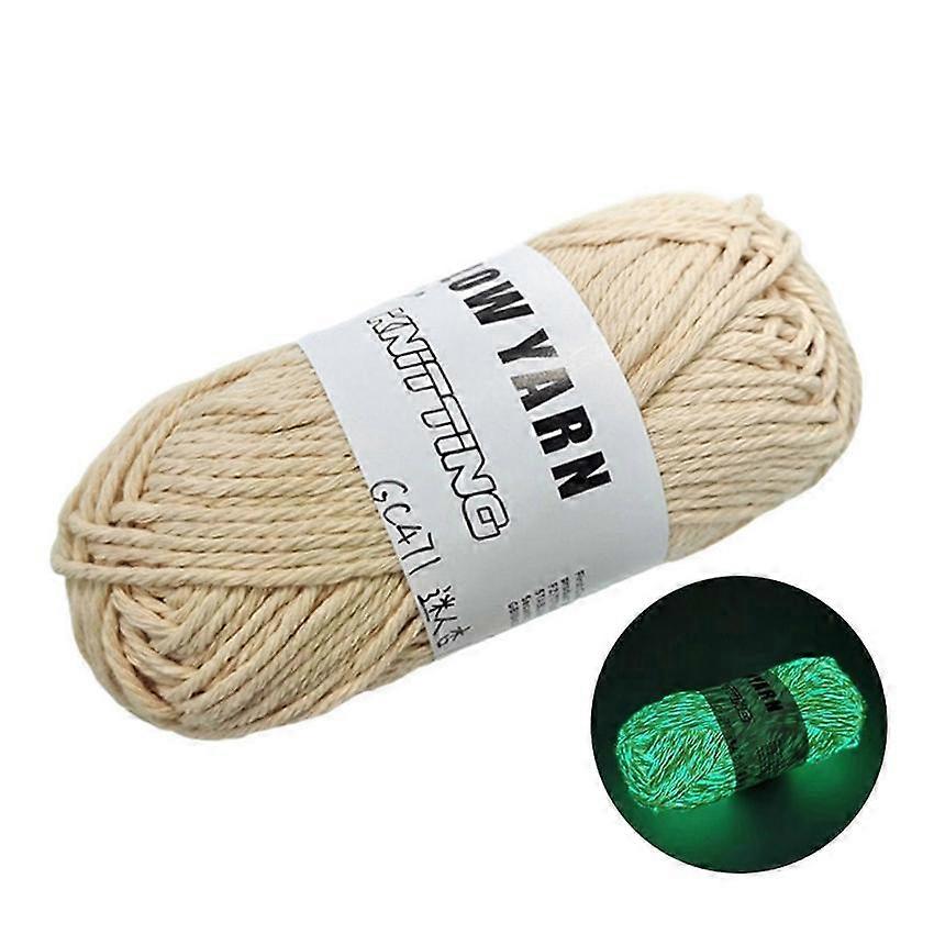 Luminous Knitting Yarn DIY Handmade for Scarf Cardigan 50g