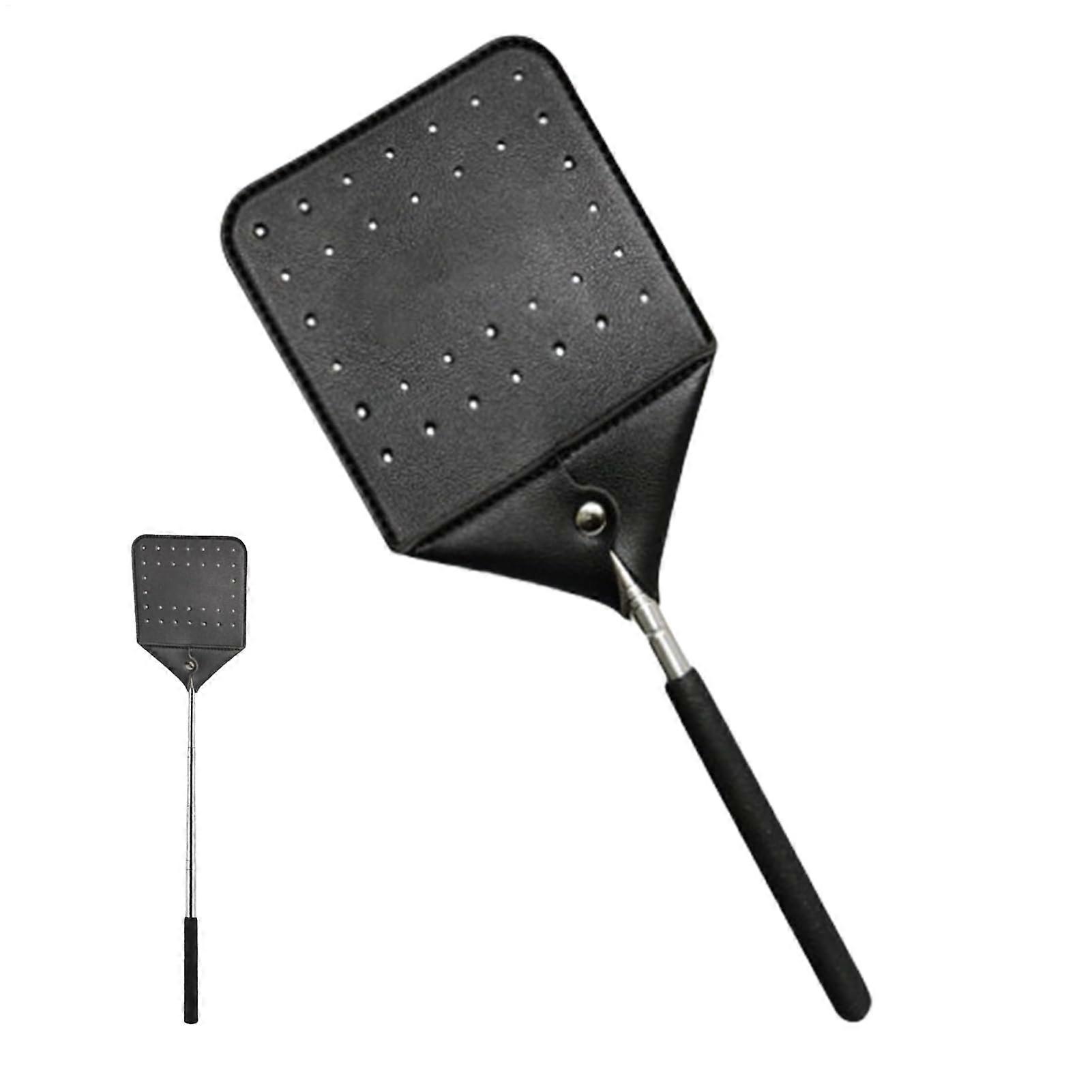 Fly Swatter Heavy With Metal Handle, Retractable, Compact Portable Fly Control Tool