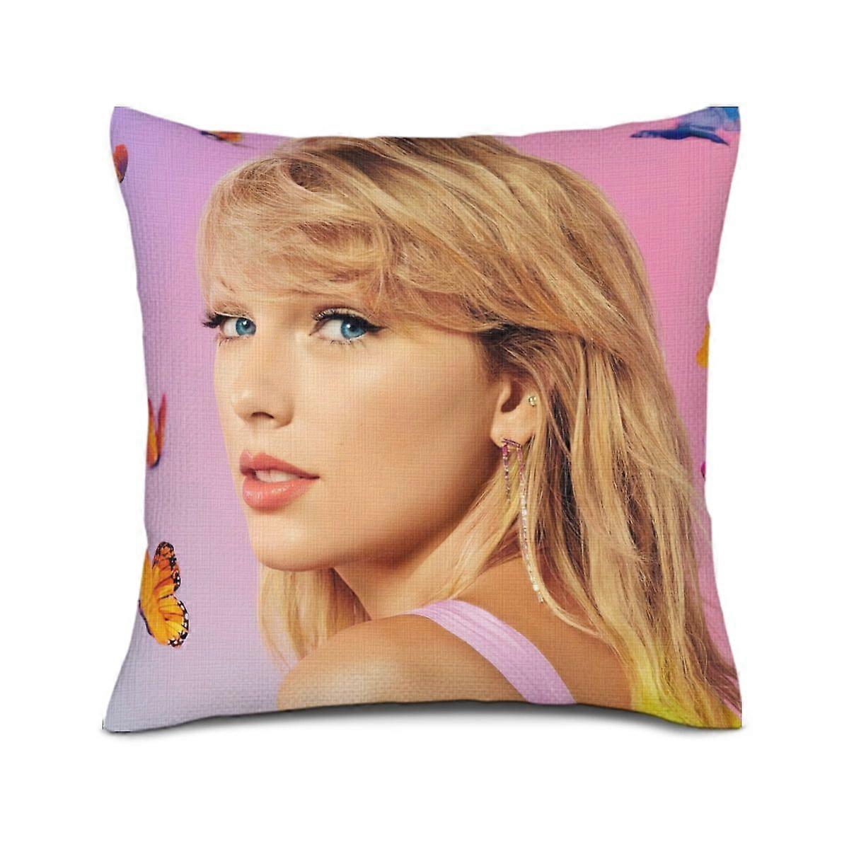 c2933 Tayx lor Swift fronha padrão de desenho animado impresso fronha - fronha macia e respirável, fechamento de envelope18x18 polegadas bva2933