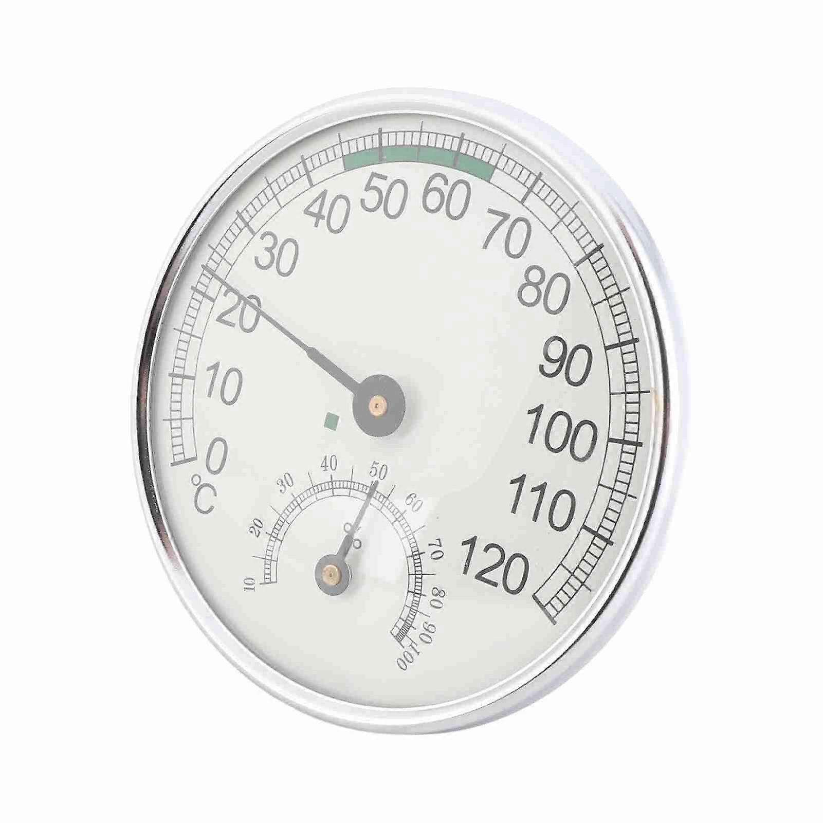 Thermo Hygrometer 2 in 1 0‑120°C Sauna Room Thermometer High Accuracy Clear Scale Mechanical Indoor Hygrometer Gauge 