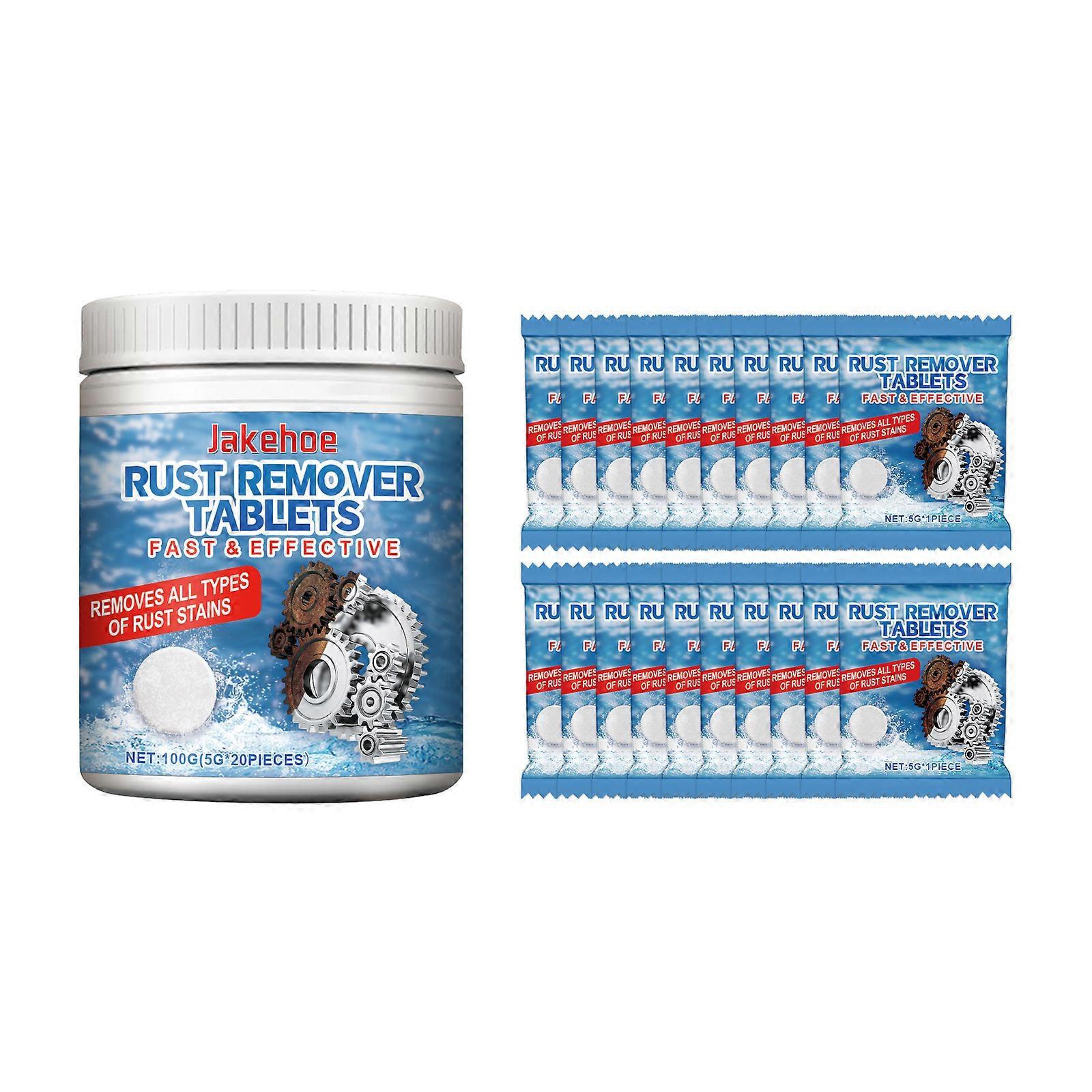 Rust Cleaning Effervescent Tablets, Kitchen Cooktop With Rust Removal Polishing Cleaning Rust Dirt Cleaning Agent