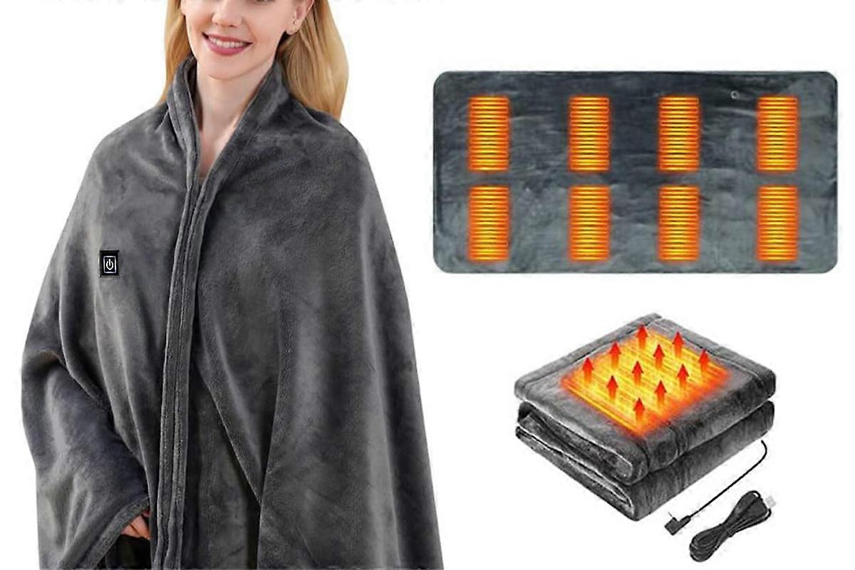 Heated Shawl Wraps for Women USB Wireless Heated Blanket