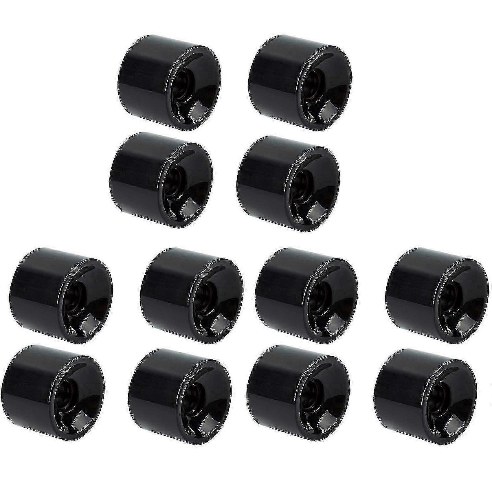 Longboard Skateboard Wheels 70mm 80a Set of 8 for Cruiser Pennyboard Replacement Wavy Shape Skating