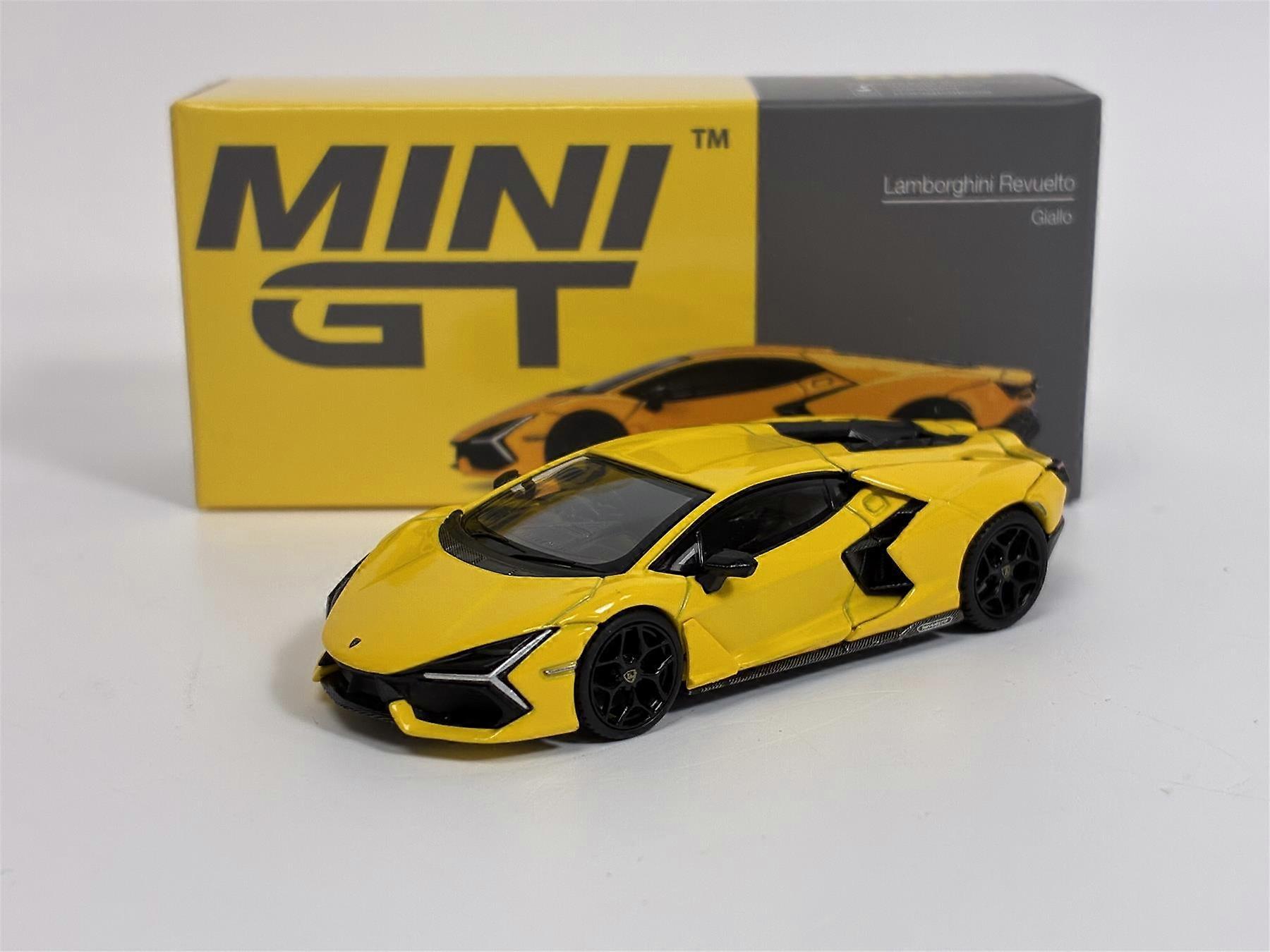 Lamborghini Revuelto Giallo RHD 1:64 Scale Mini GT MGT00886R