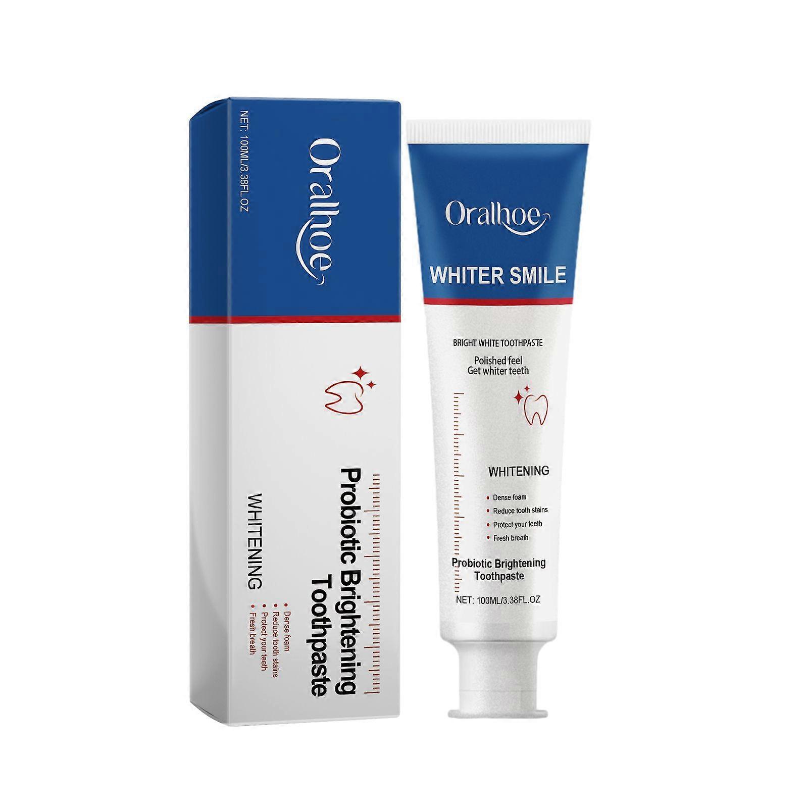 Probiotic Whitening Toothpaste Contains Biotin